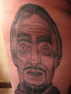 Tattoo of Dr Paul Bearer